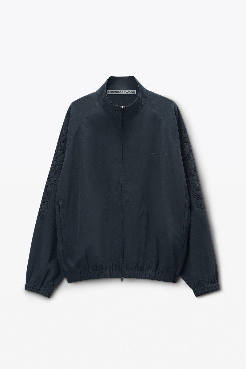 black logo track jacket 1