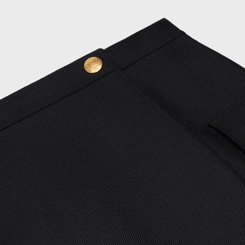 skirt with patch pockets in mohair wool 3