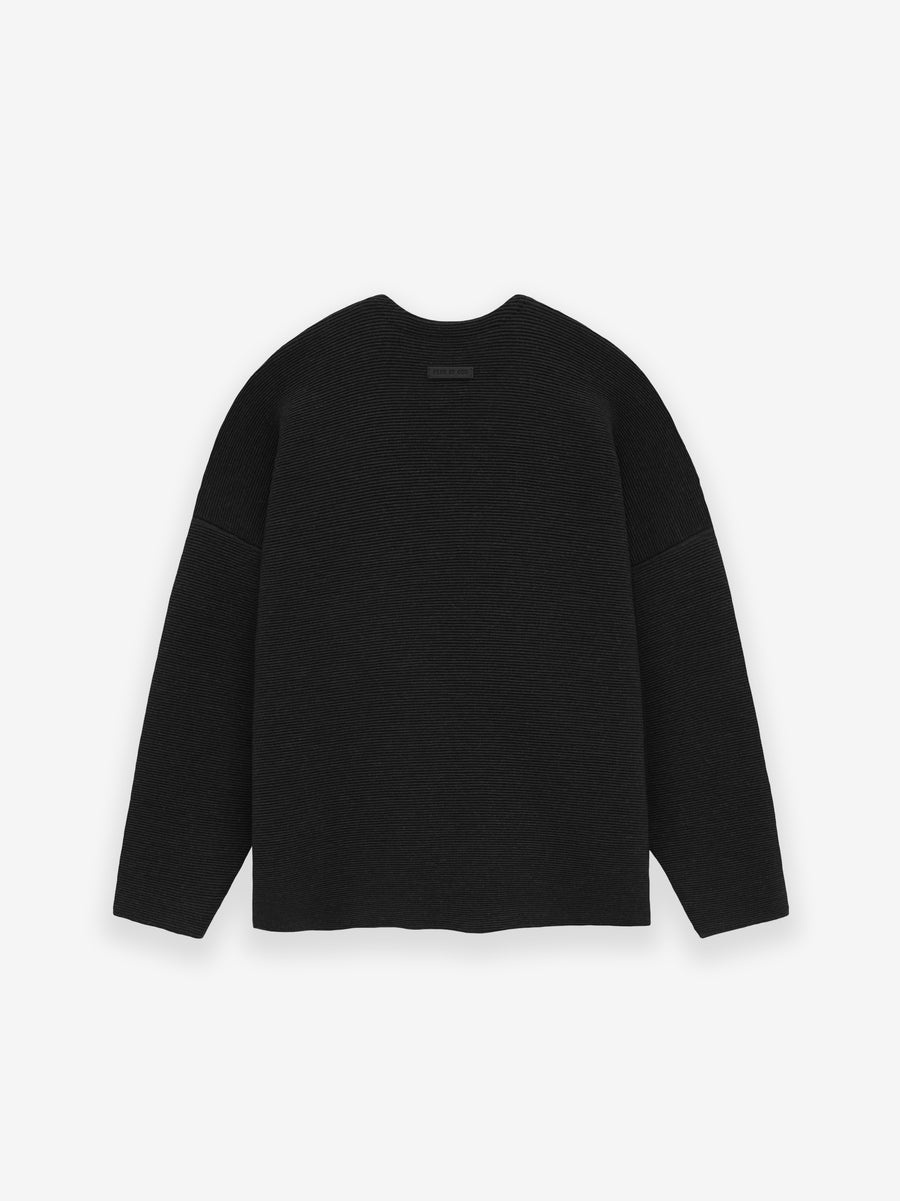 Ottoman Wool Straight Neck Sweater - 2