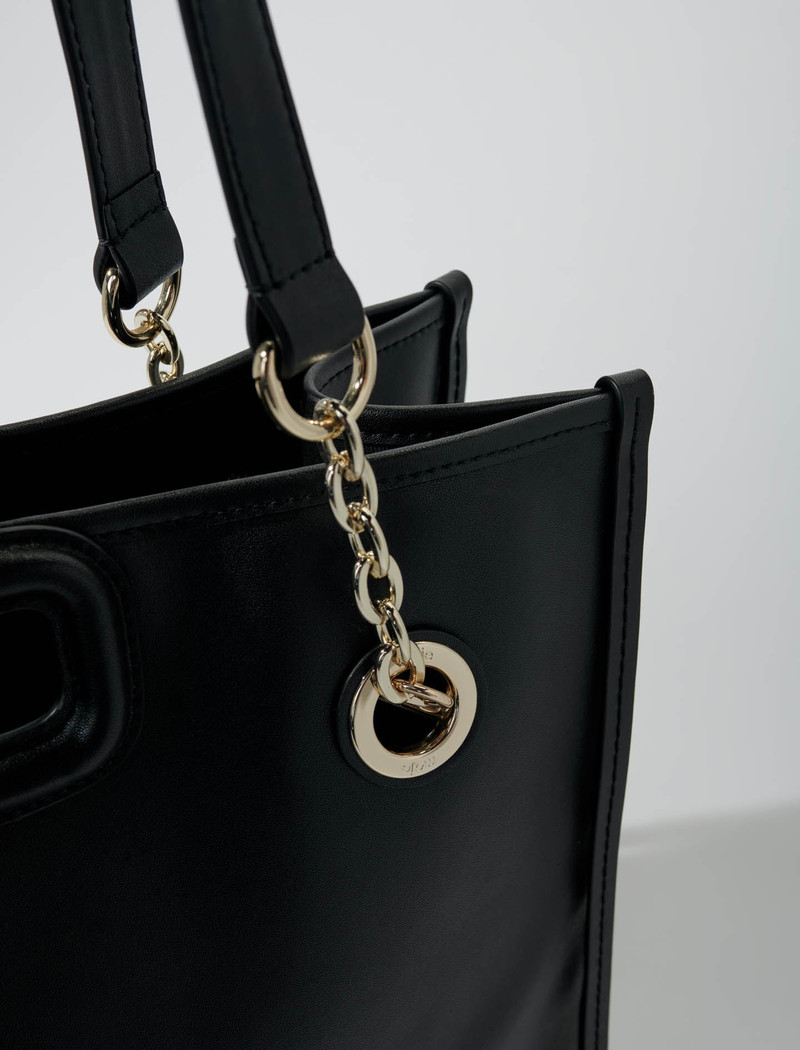 maje Leather tote bag outlook