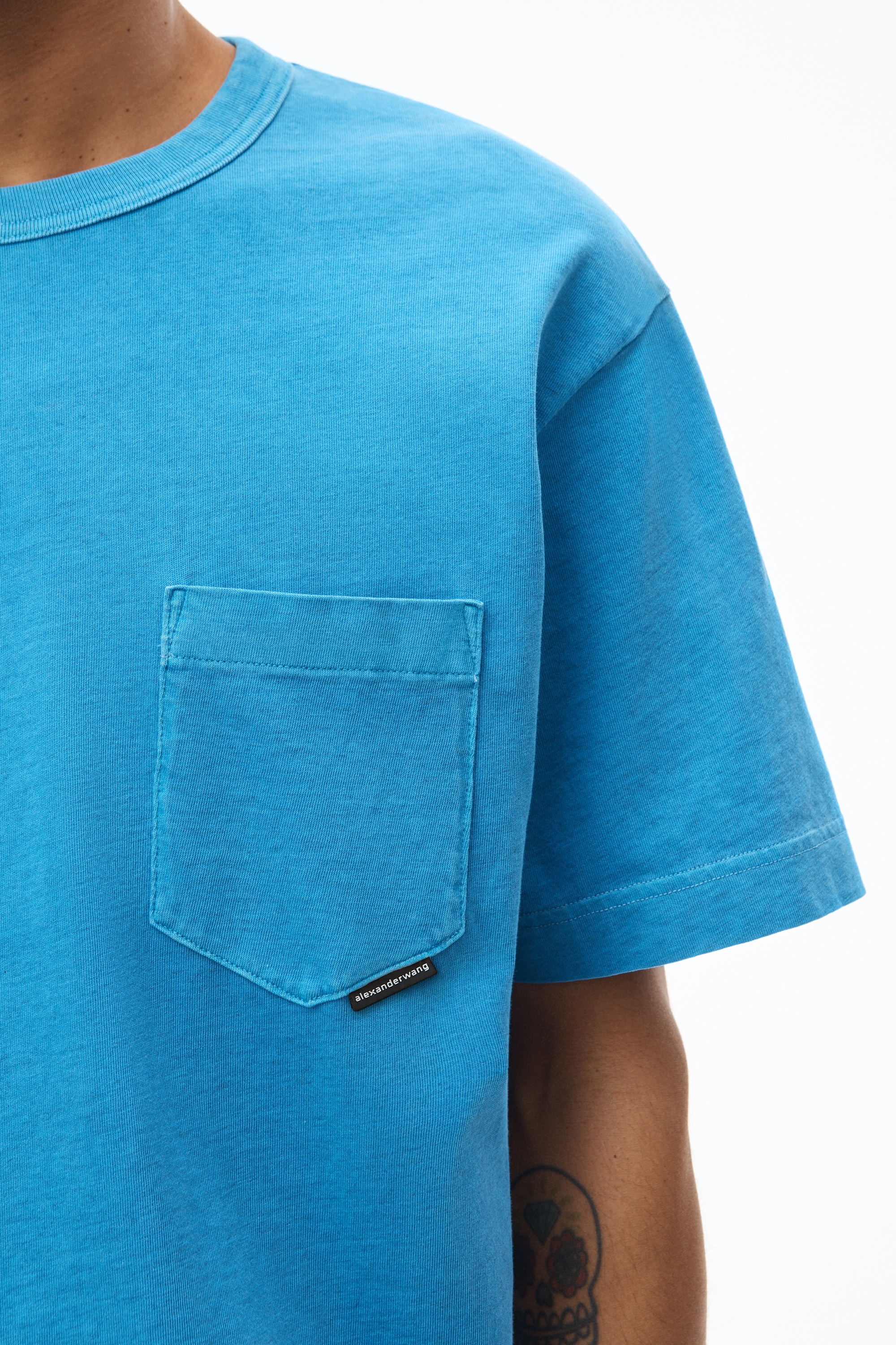 POCKET TEE IN HIGH TWIST JERSEY - 5