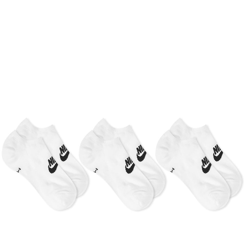 Nike Cotton Cushion Low Cut Ankle Sock - 3 Pack - 1