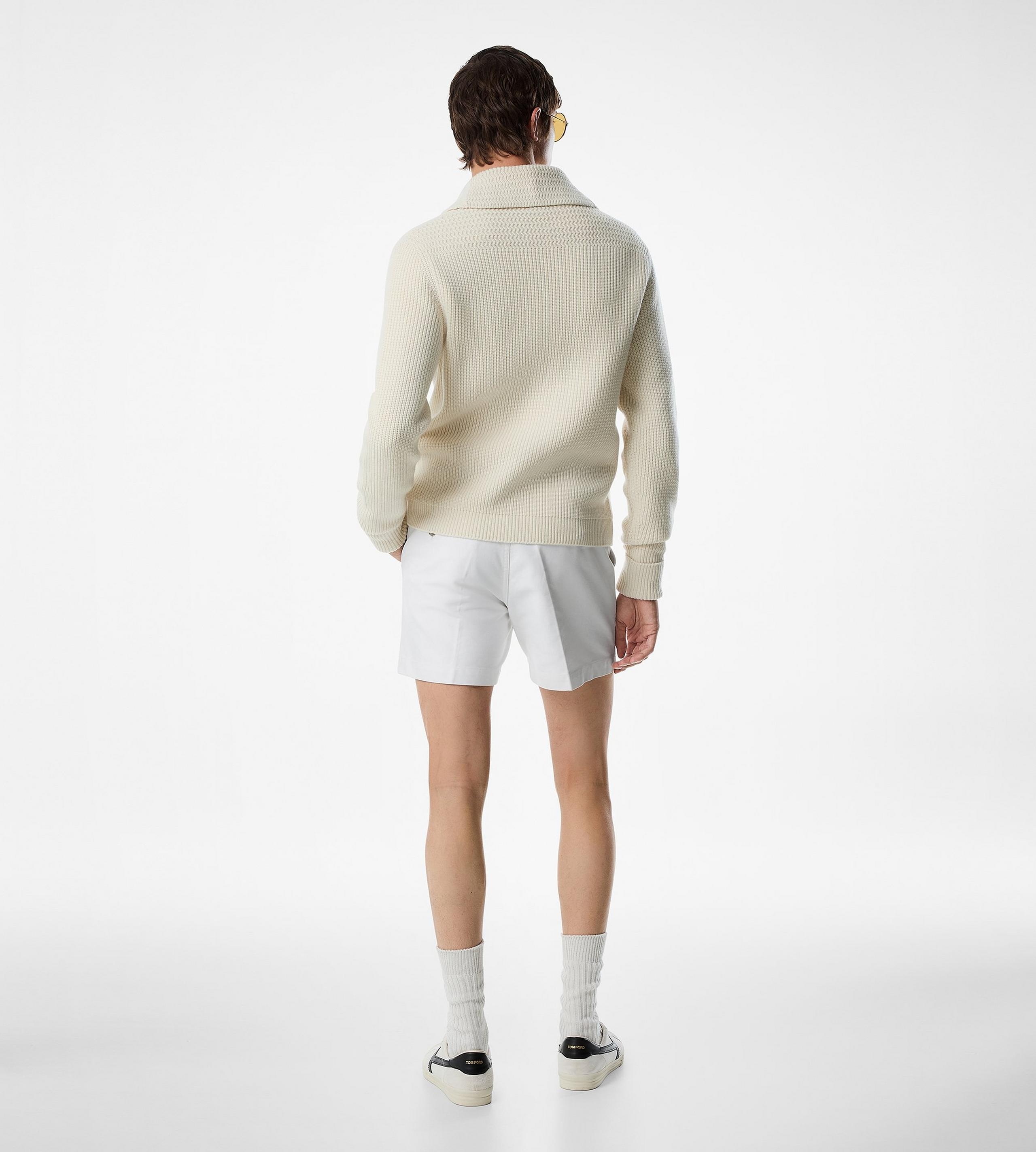 CASHMERE SHAWL COLLAR CARDIGAN - 3