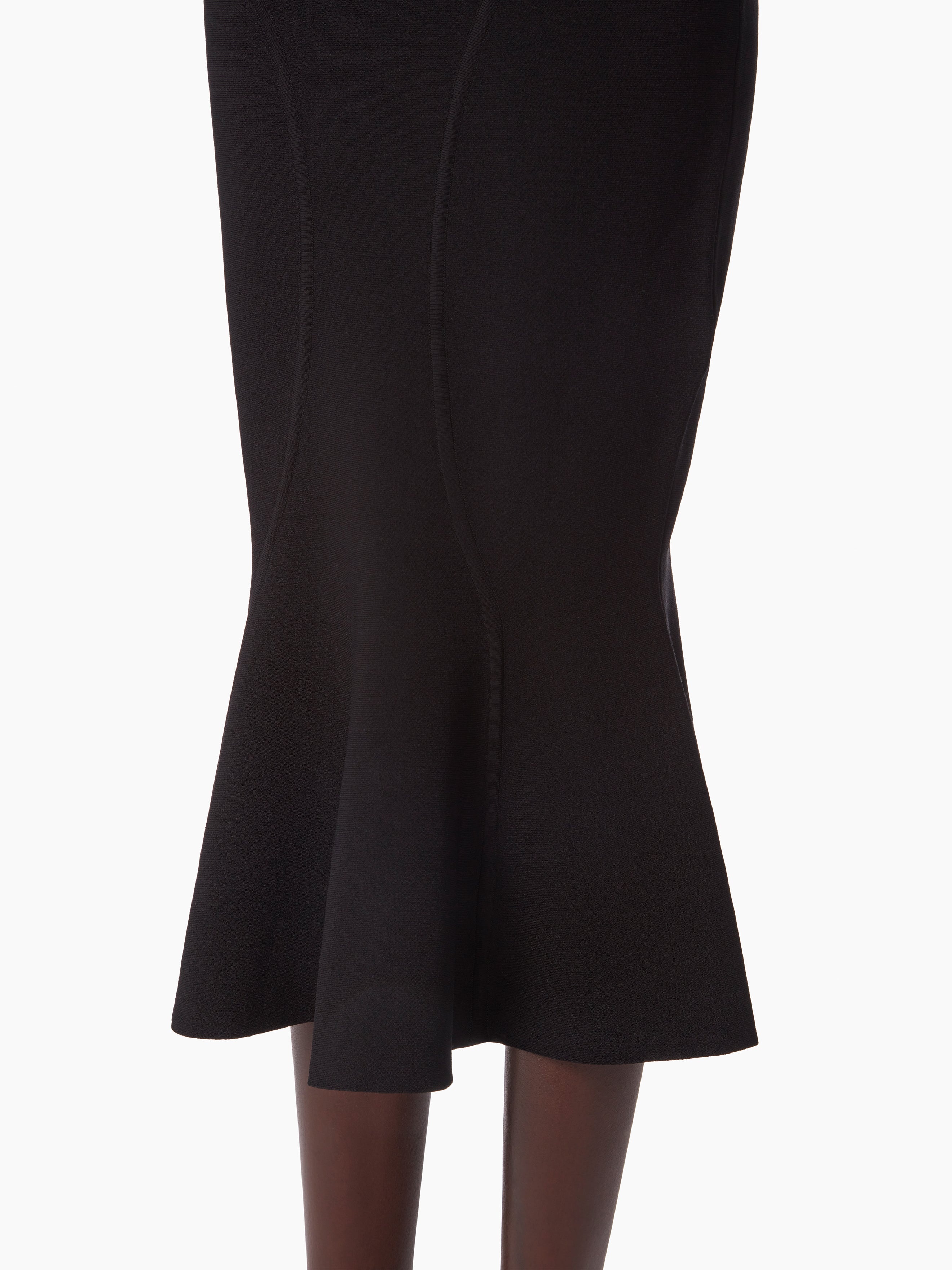 LONG MERMAID SKIRT WITH CUTLINES - 3