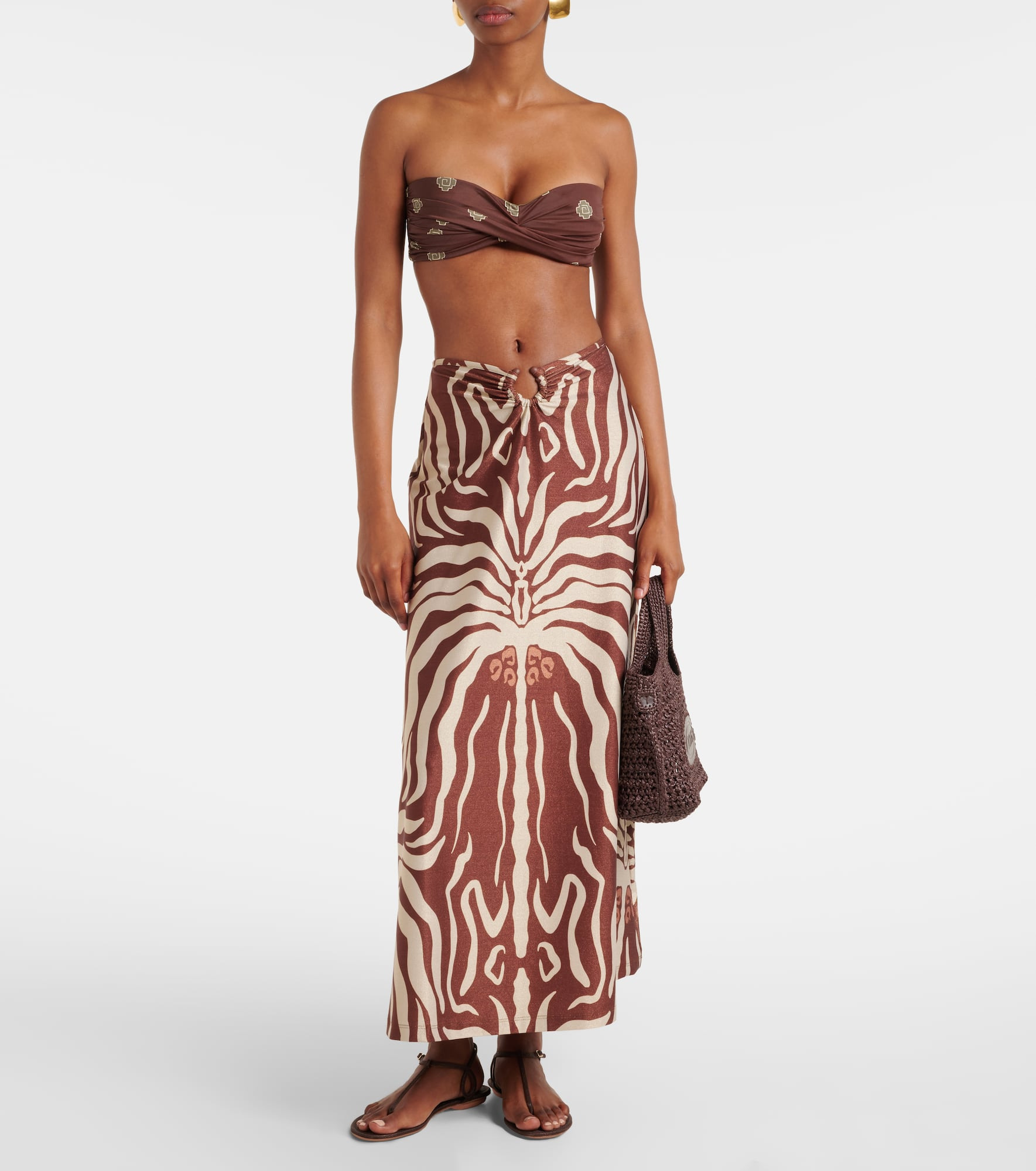 Keel gathered maxi skirt - 2
