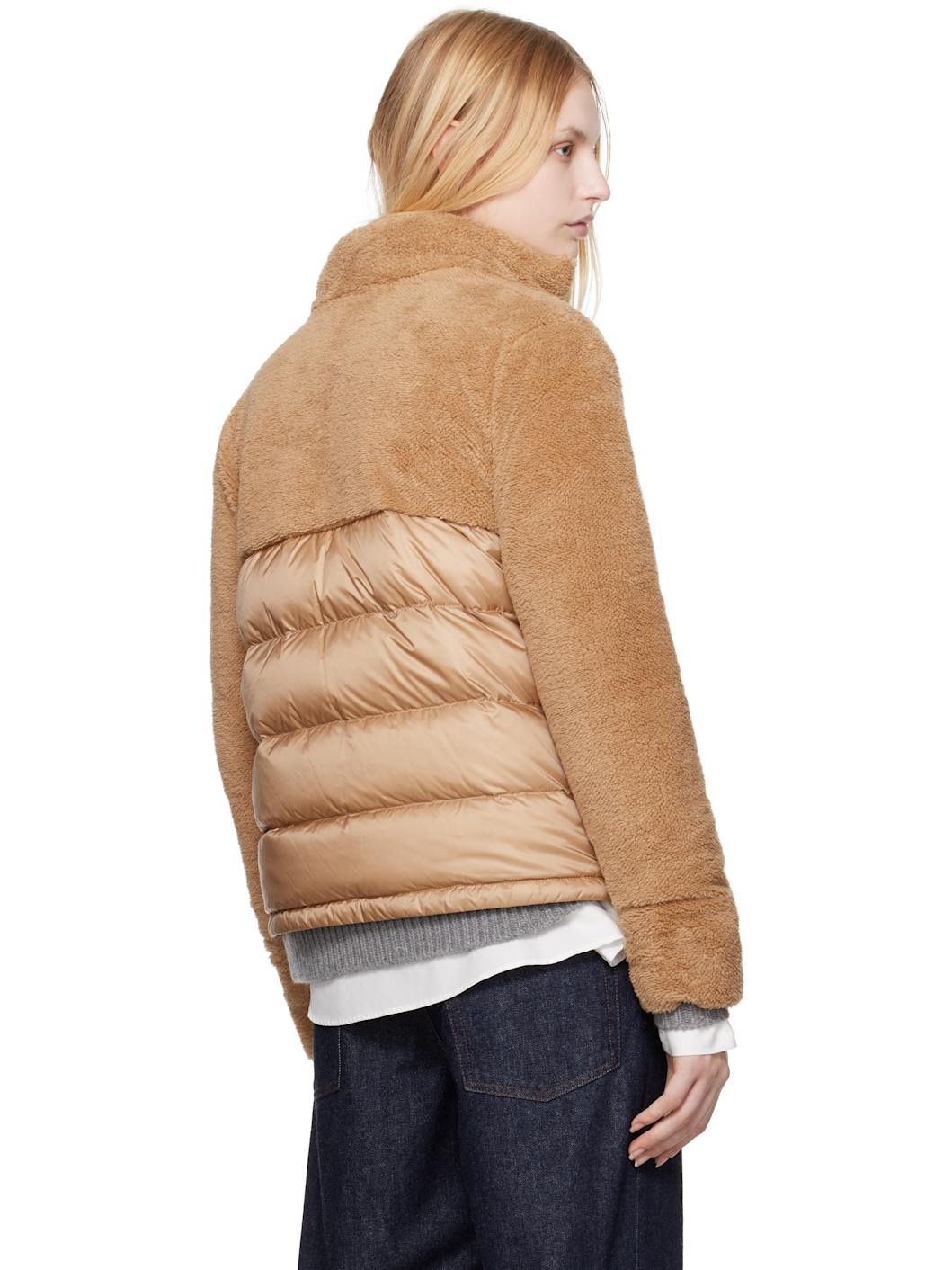 Tan Polignac Teddy Down Jacket - 3