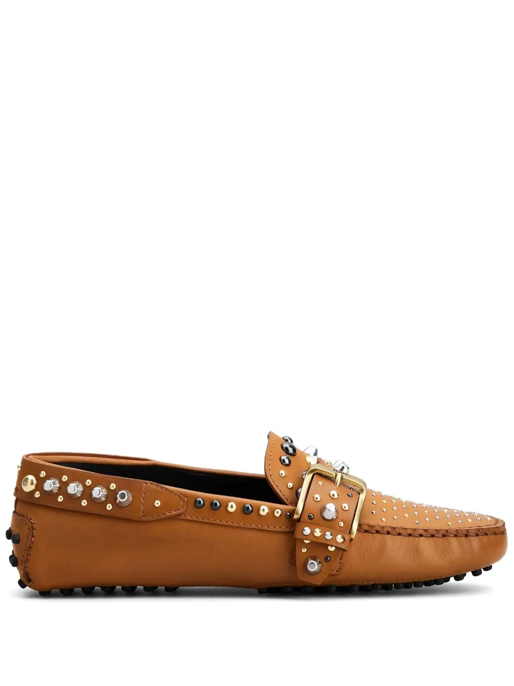 Gommino studded-buckle loafers - 1