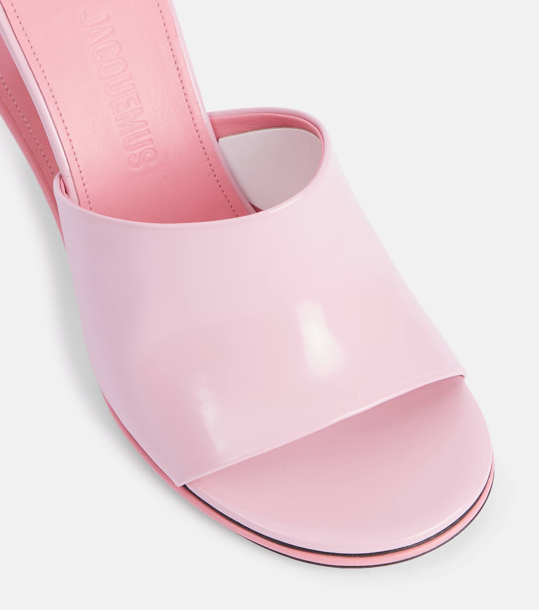 Doubles leather mules - 5