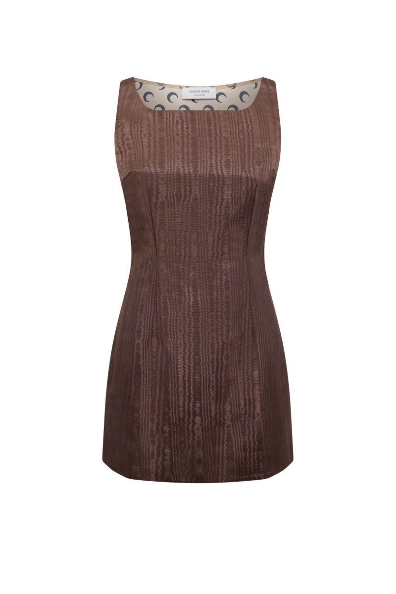 Regenerated Moire Mini Dress - 1