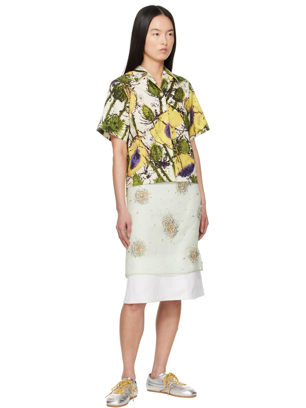 Mutlicolor Althea Pintuck Shirt - 4