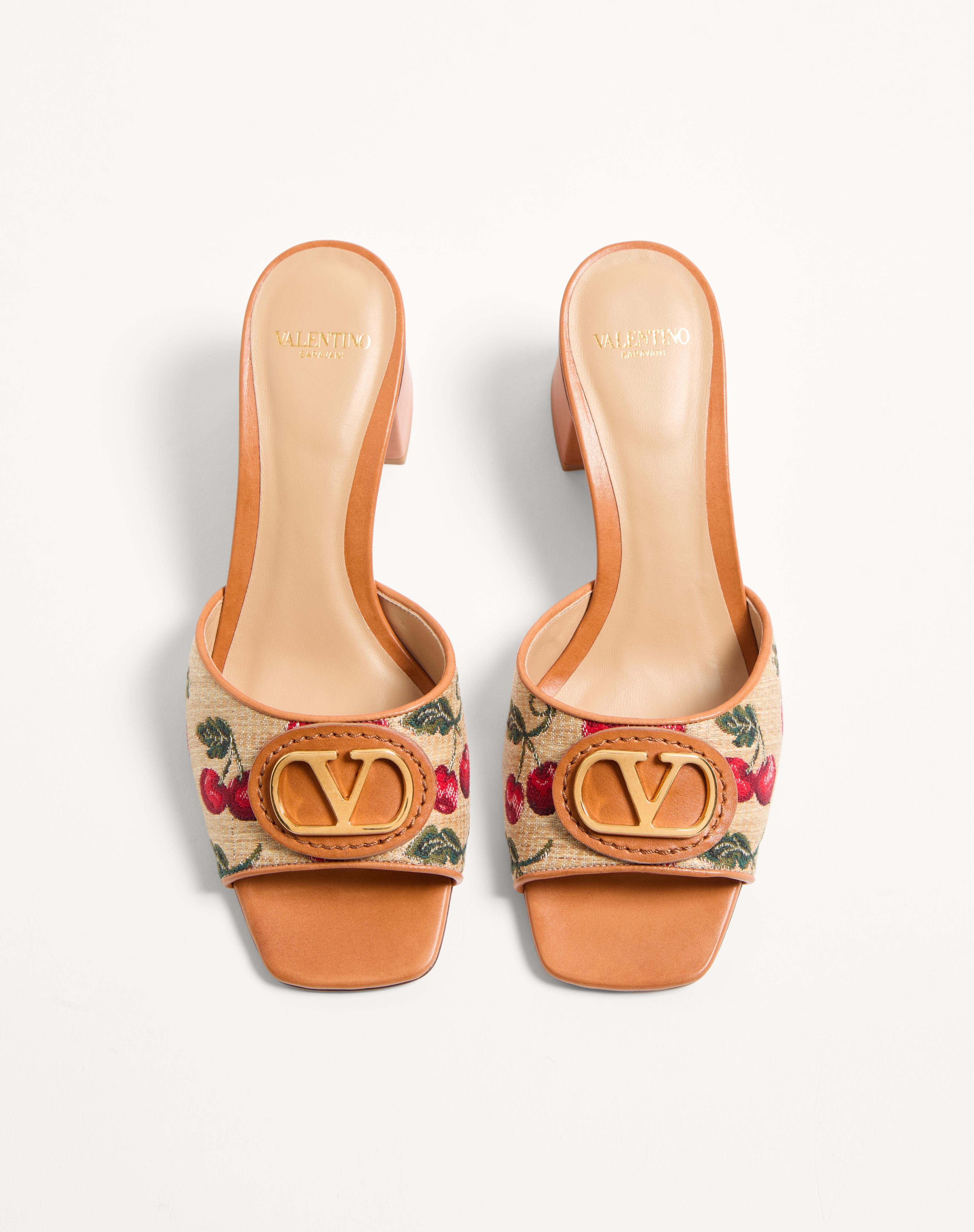 VLOGO SIGNATURE CHERRYFIC SLIDE SANDAL 60MM - 4
