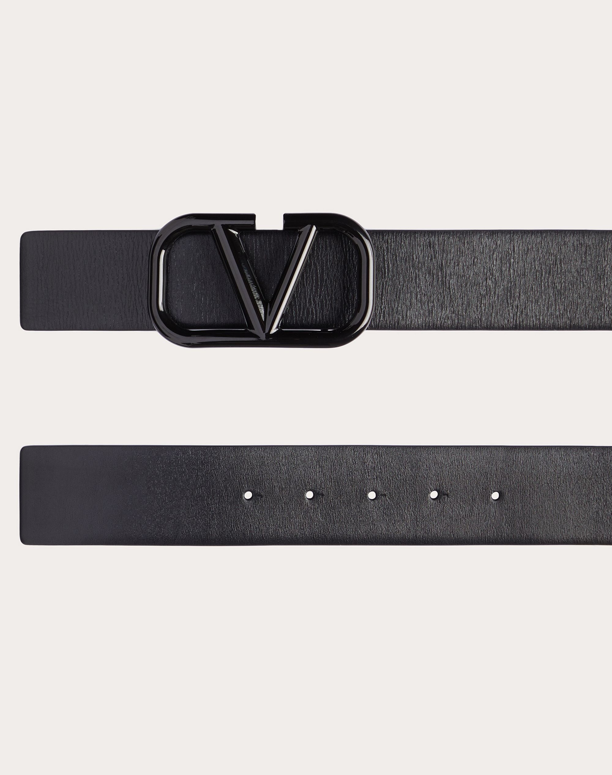 Reversible VLogo Signature Calfskin Belt - 3