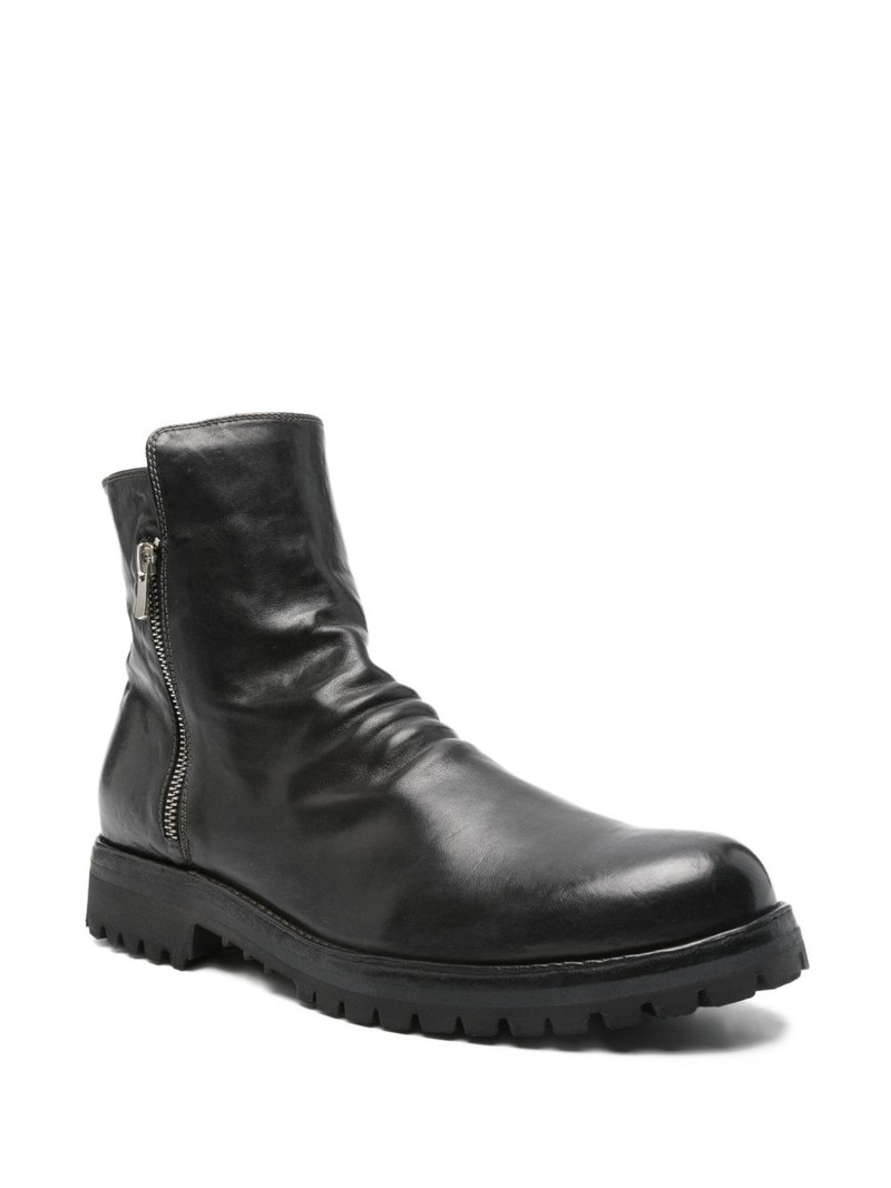 OFFICINE CREATIVE Ikonic 004 side-zip calf-leather boots outlook