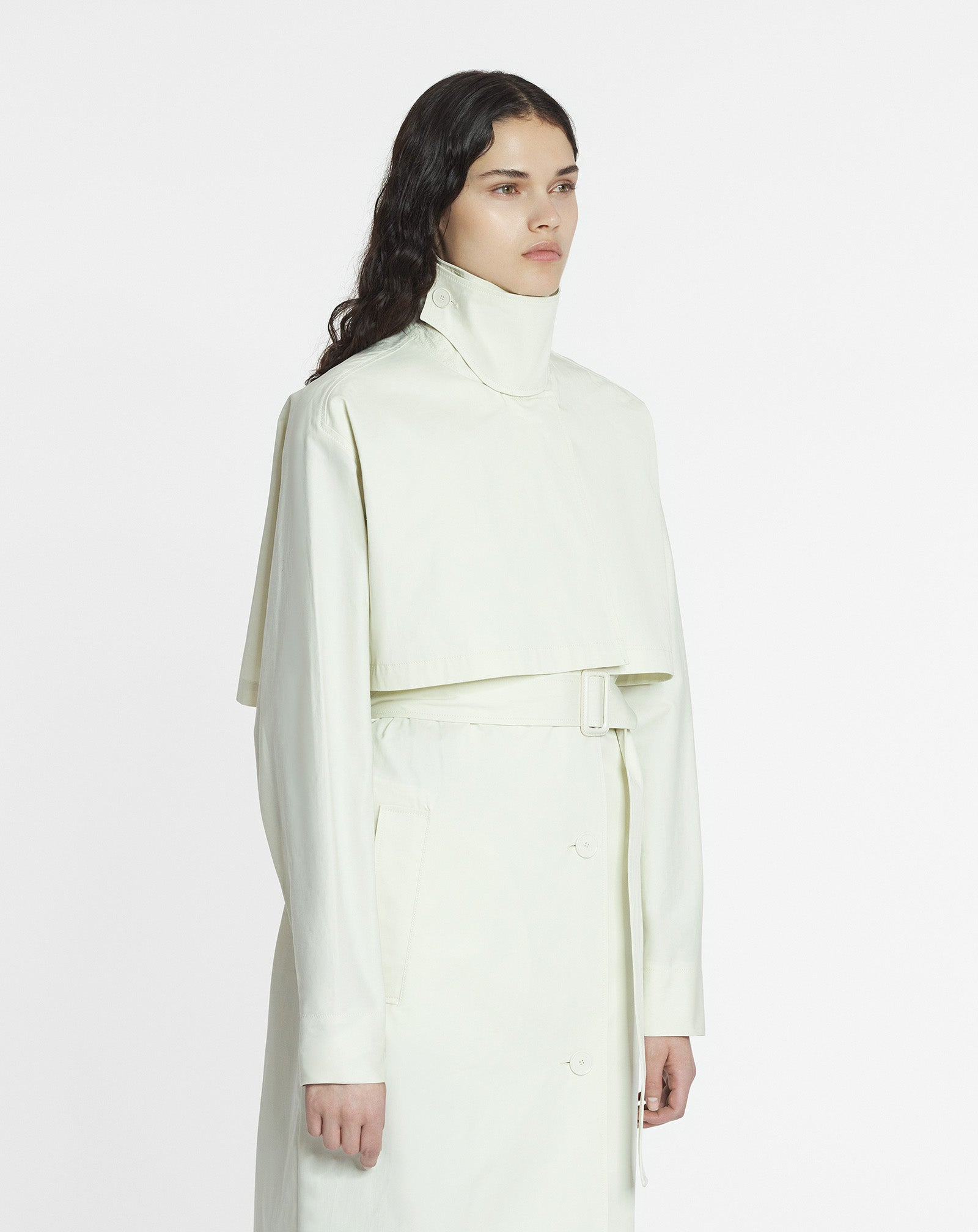 COTTON TRENCH COAT - 3