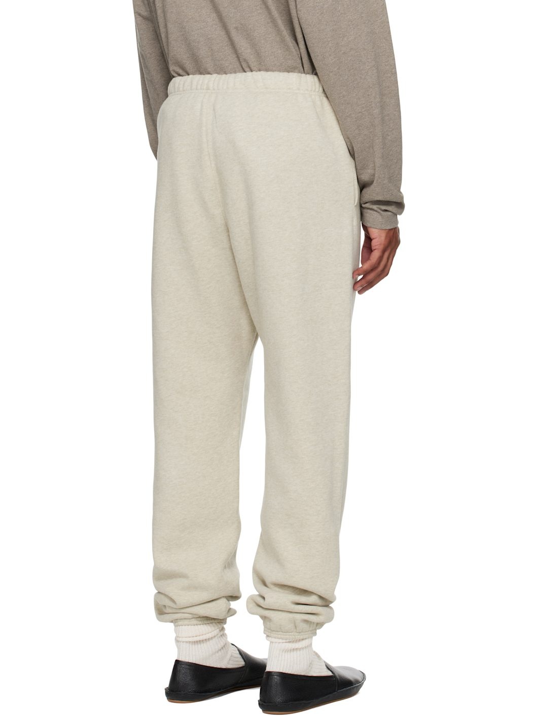 Beige Vintage Fleece Sweatpants - 3