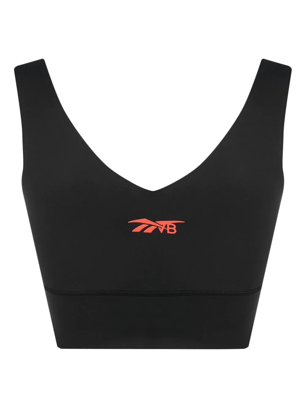V-neck cropped tank top - 2
