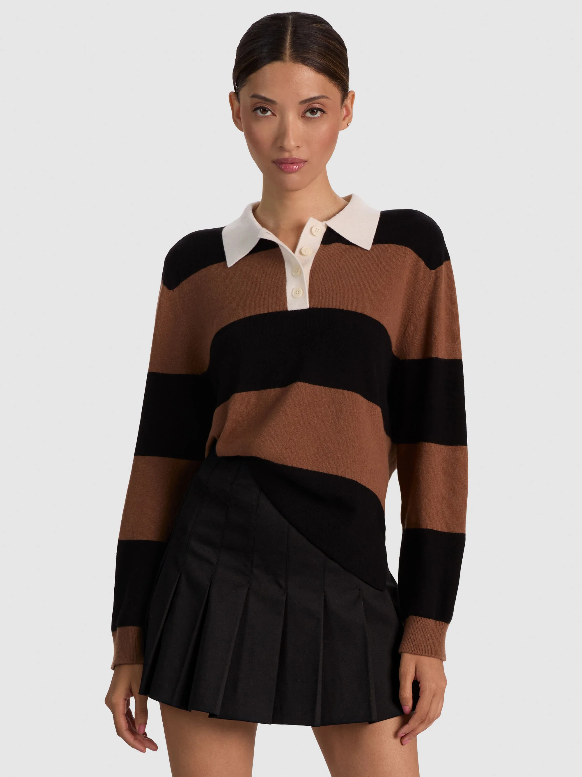 TILLIE CASHMERE POLO - 1