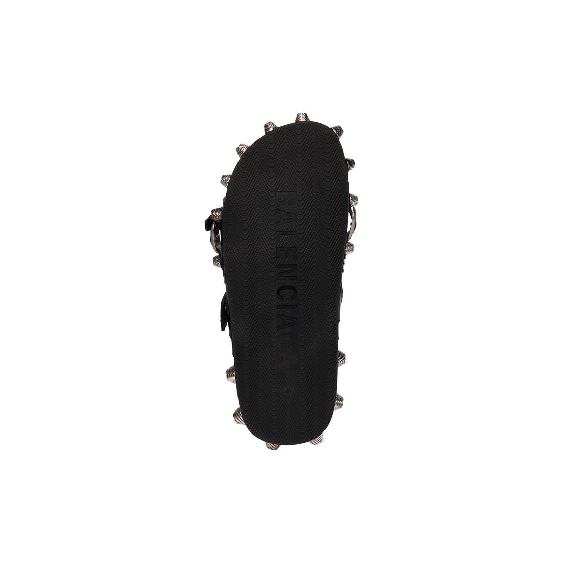 Women's Cagole Sandal in Black - 6