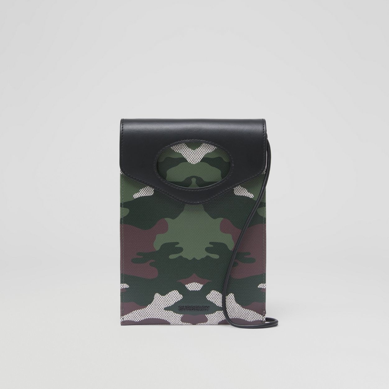 Camouflage Print Canvas Pocket Phone Case - 1