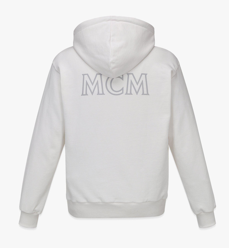 Men’s MCM Essentials Logo Zip Hoodie in Organic Cotton 3