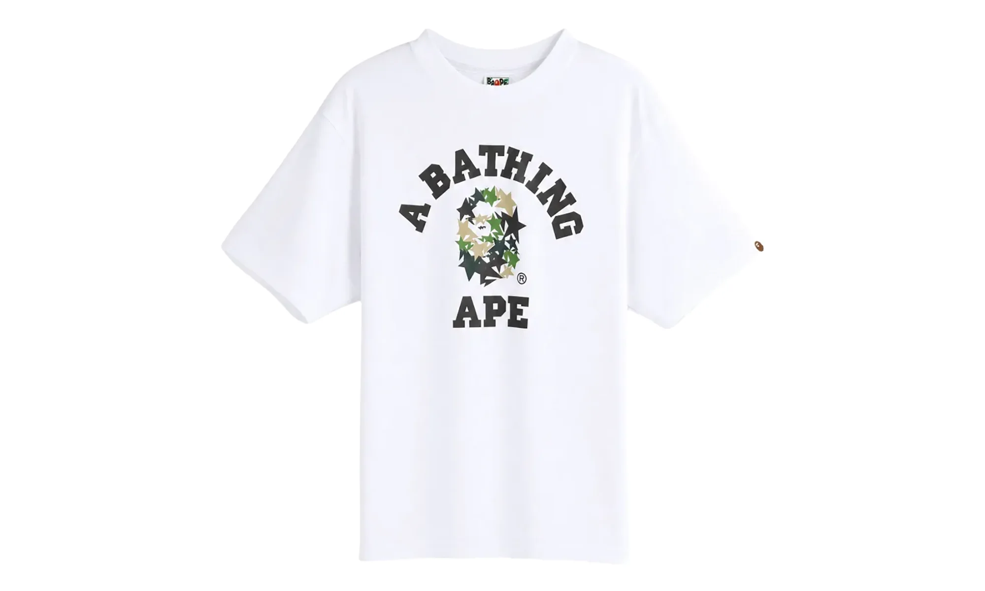 Sta College Relaxed Fit Tee "White" 1L80110314 WHT - 1