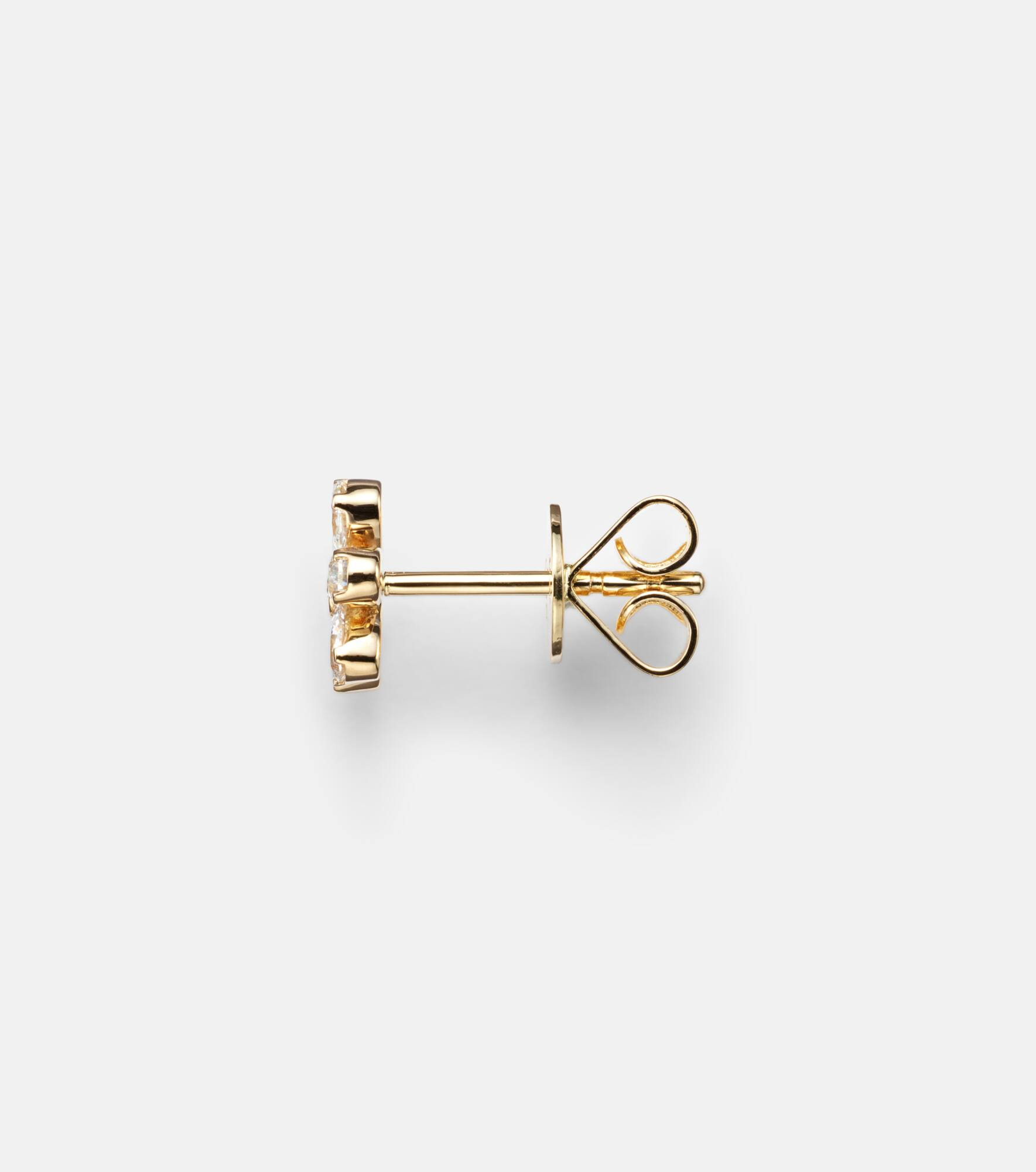 Cosmos Diamant 18kt gold single earring with diamonds - 4
