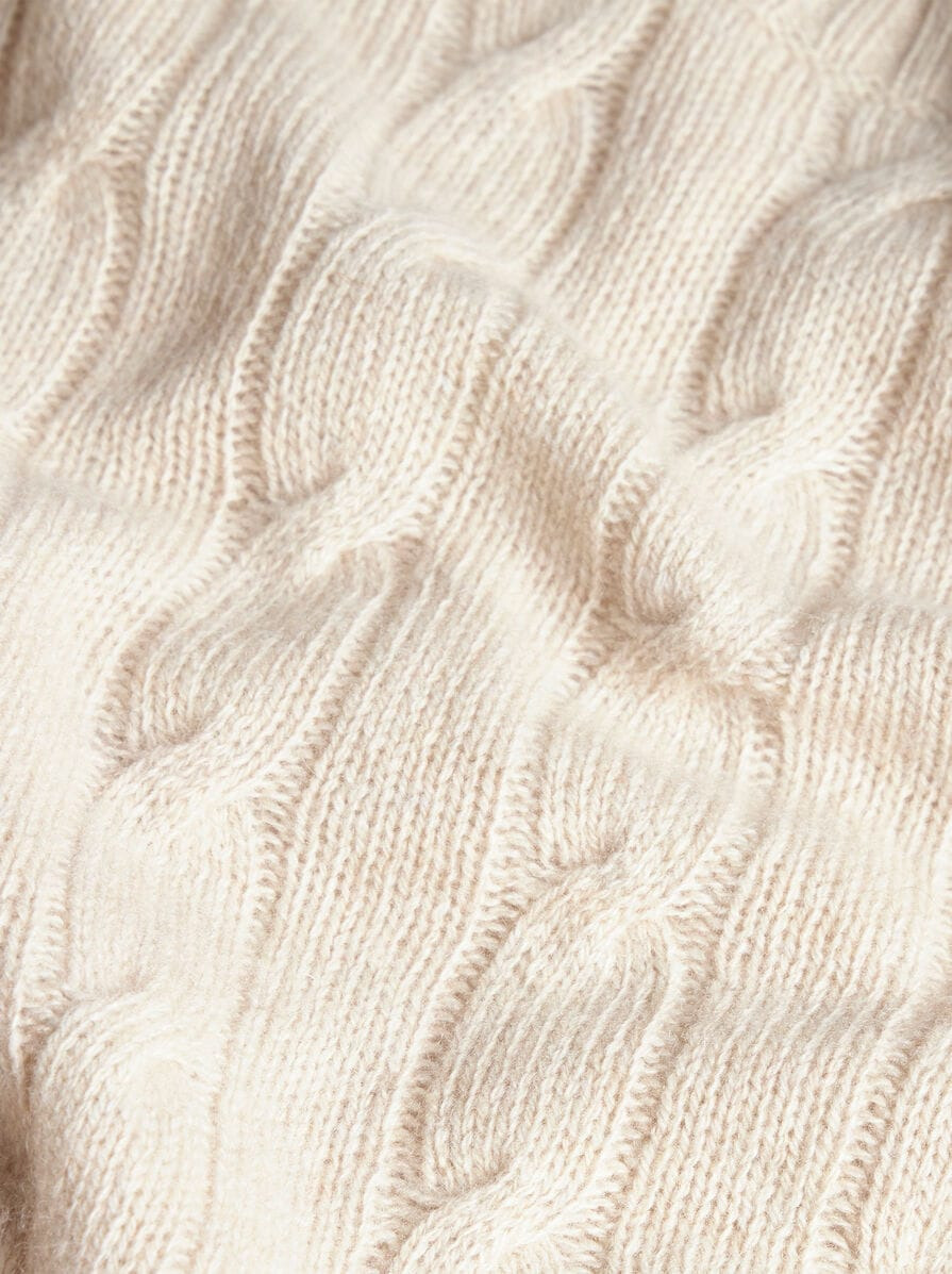 CABLE-KNIT CASHMERE SWEATER - 6