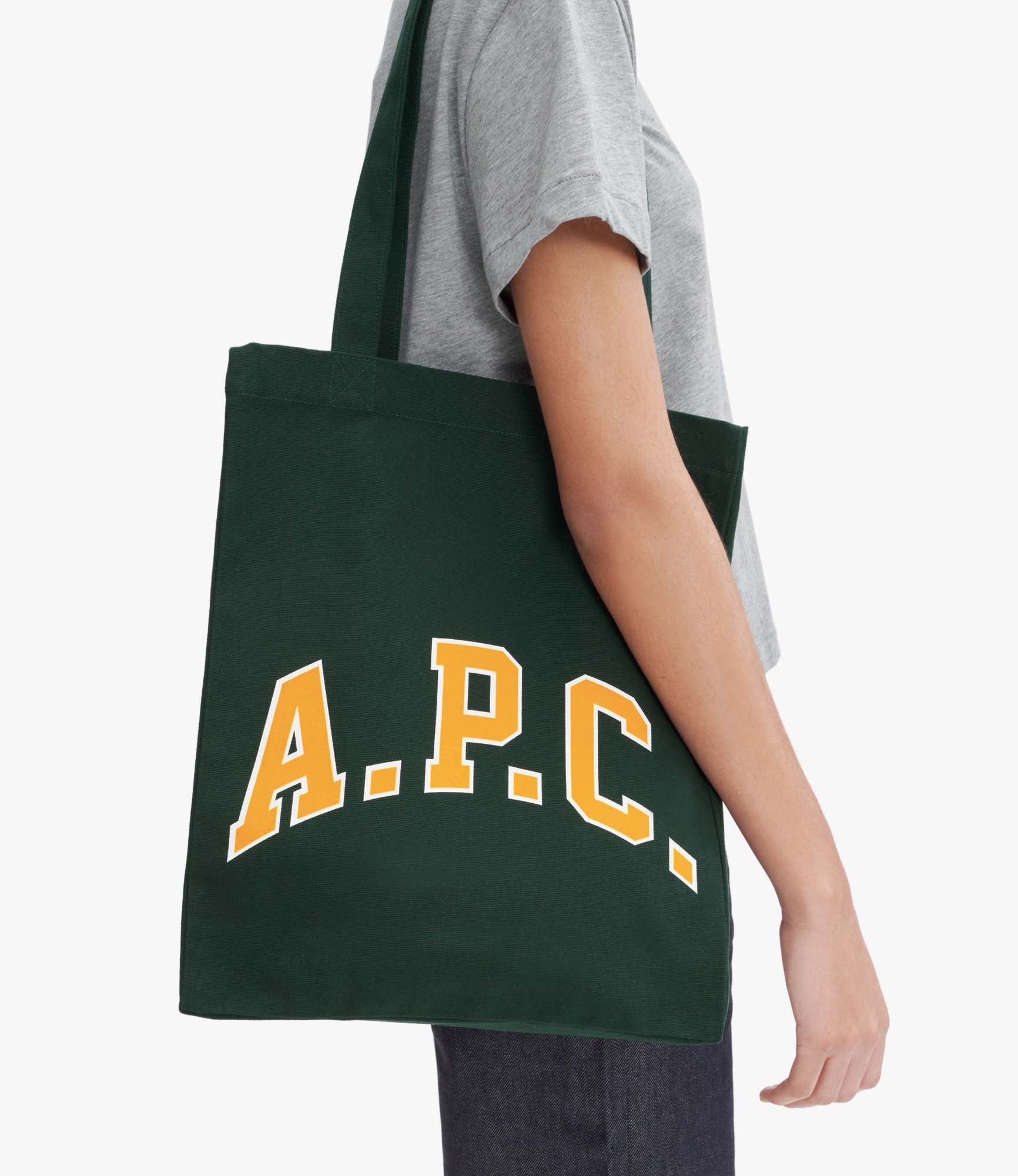 トートバッグ Lou Reversible Tote Bag - A.P.C. - Synthetic - Khaki Lou Reversible Tote Bag - A.P.C. - Synthetic - Khaki