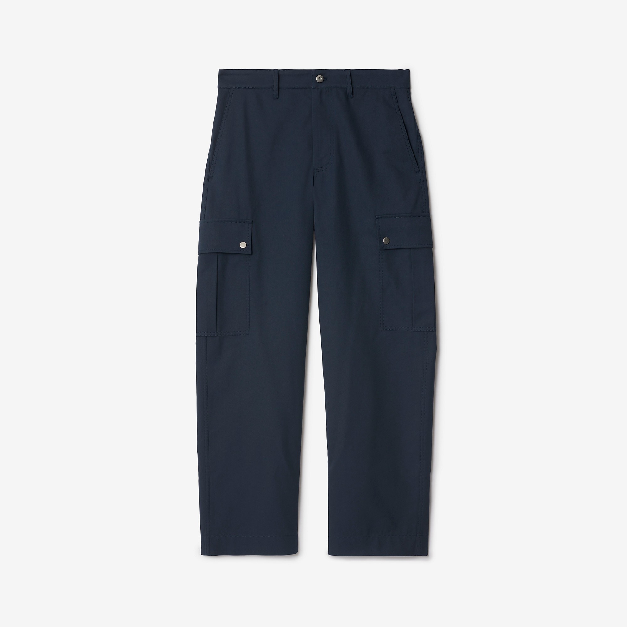 Cotton Blend Cargo Trousers - 1