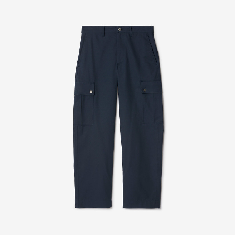 Cotton Blend Cargo Trousers 1