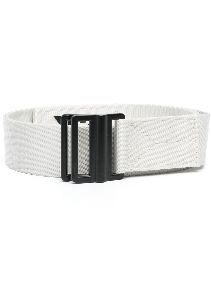 logo-print buckle belt 1