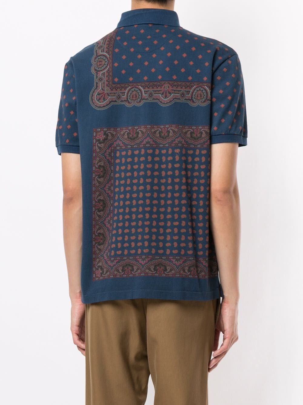 patterned polo shirt - 4