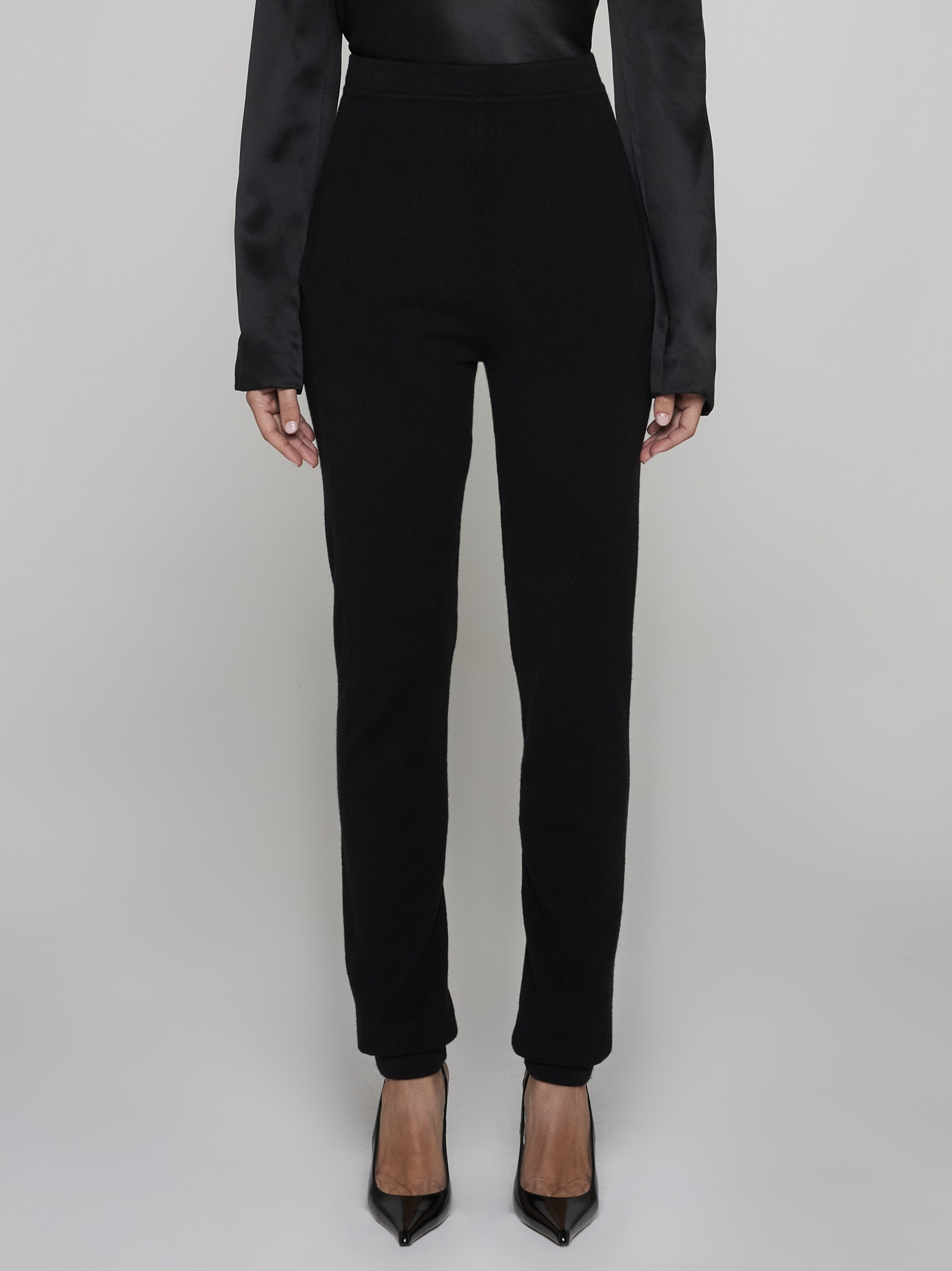 SAINT LAURENT Cashmere leggings | danielloboutique | REVERSIBLE