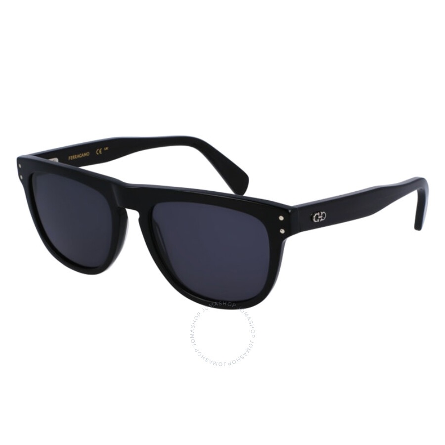 Ferragamo Grey Square Men's Sunglasses SF1111S 001 55 - 1