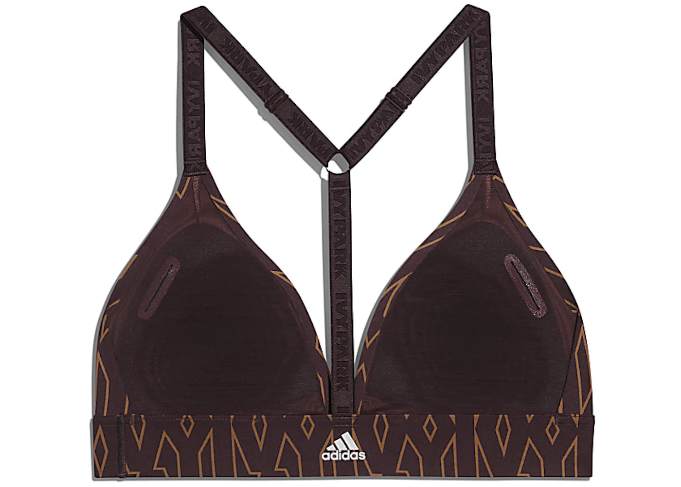 adidas Ivy Park Low-Support Triangle Bra Wild Brown/Night Red - 2