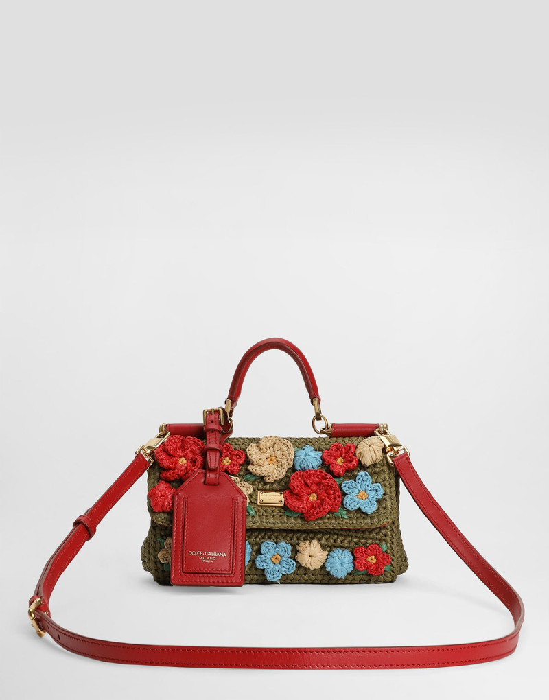 Dolce & Gabbana My sicily raffia crochet handbag outlook