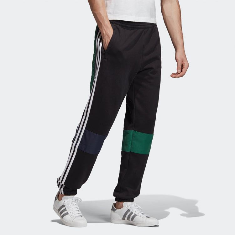 adidas originals SPRT BB Contrasting Colors Sports Pants Black FP7707 - 4