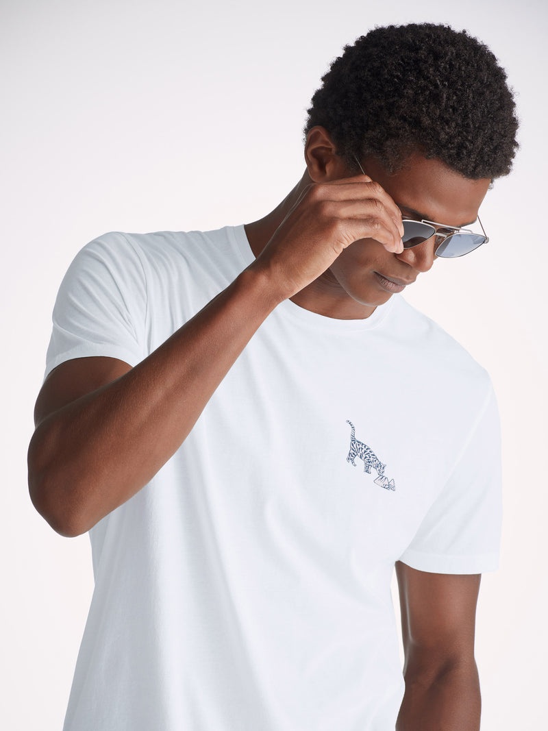 Men's T-Shirt Ripley 16 Pima Cotton White - 2