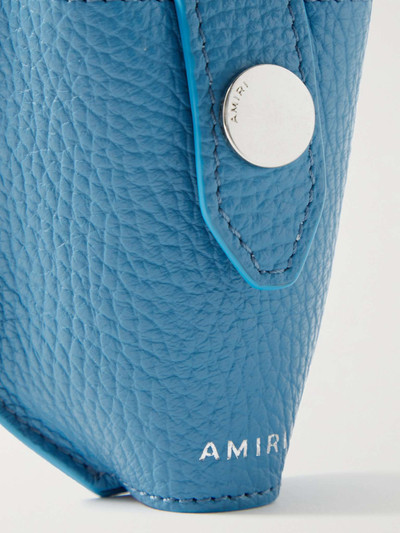 AMIRI Full-Grain Leather Hand Sanitiser Pouch Key Fob outlook