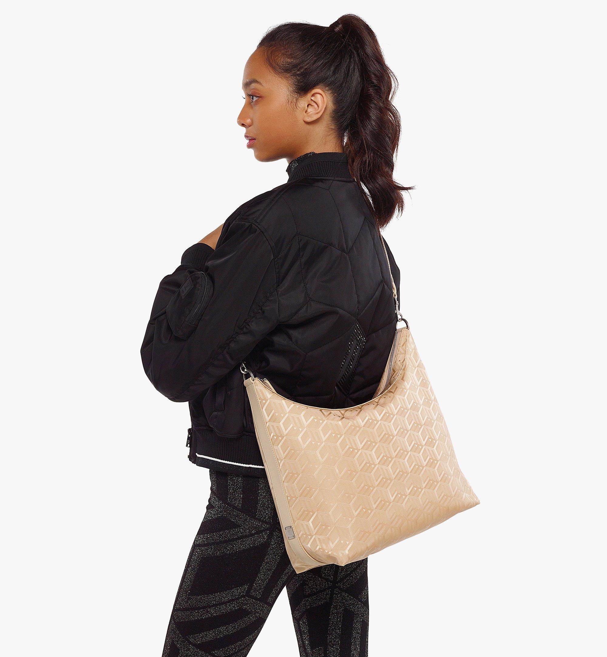 Aren Hobo in Cubic Jacquard Eco-Nylon - 7