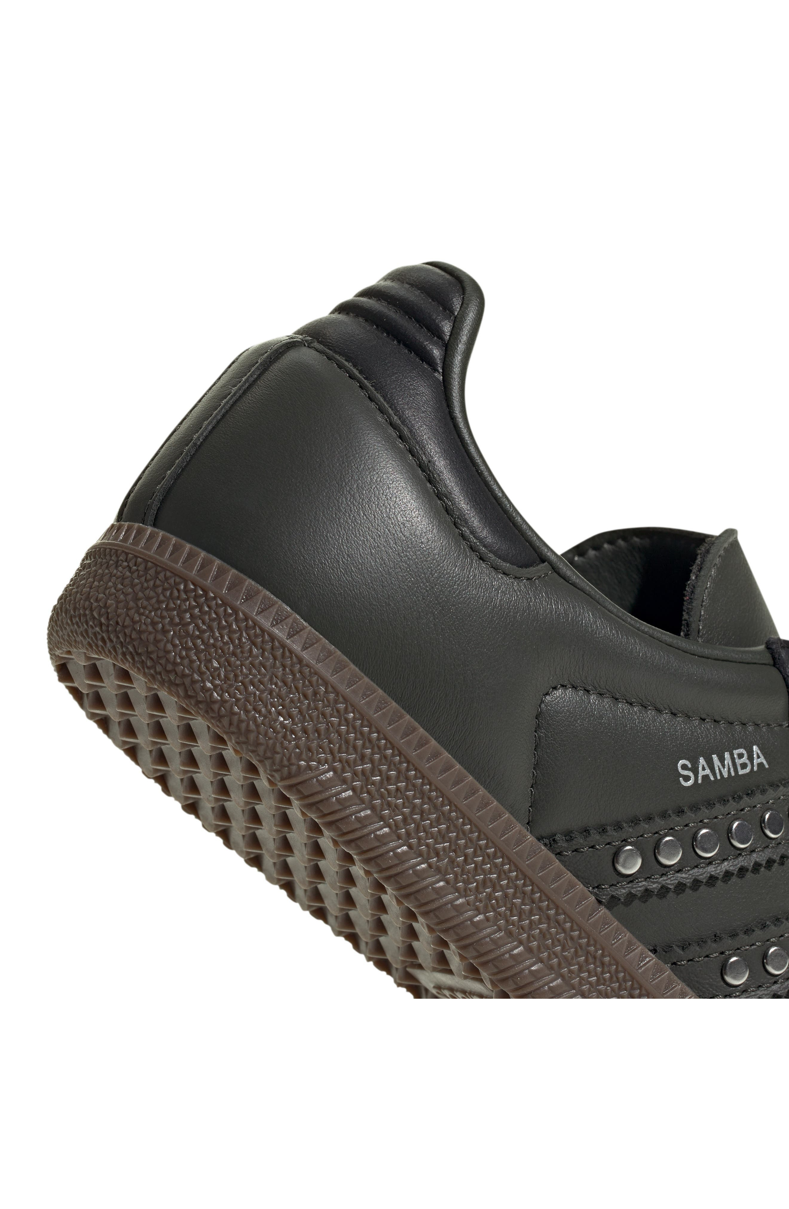 adidas Gender Inclusive Samba OG Sneaker in Black/Earth/Gum at Nordstrom - 9