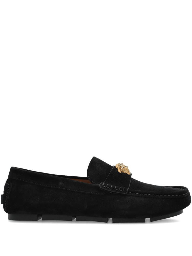 Medusa-plaque loafers 1