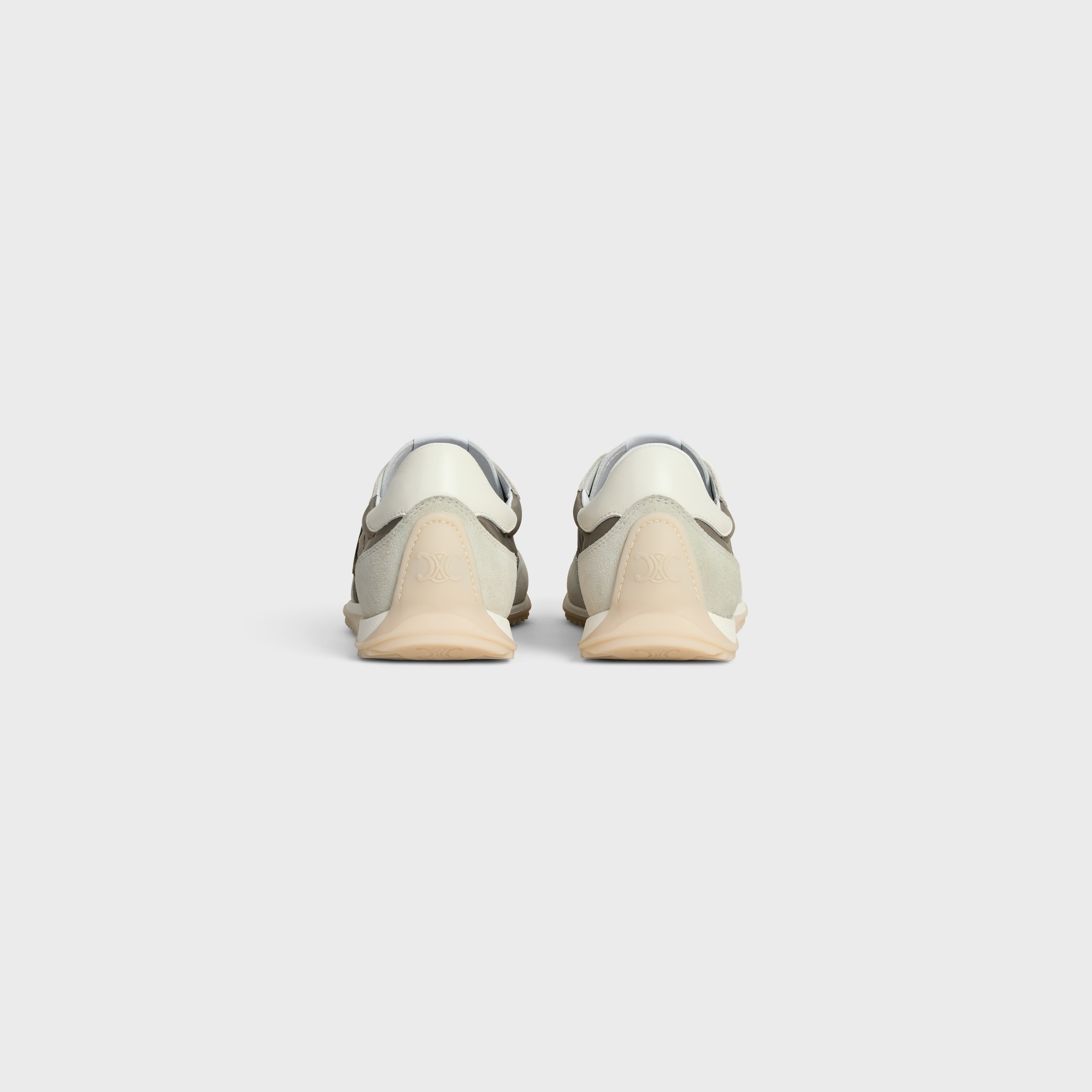 CELINE RACER - LOW TOP SNEAKER IN NYLON, SUEDE CALFSKIN AND CALFSKIN - 3