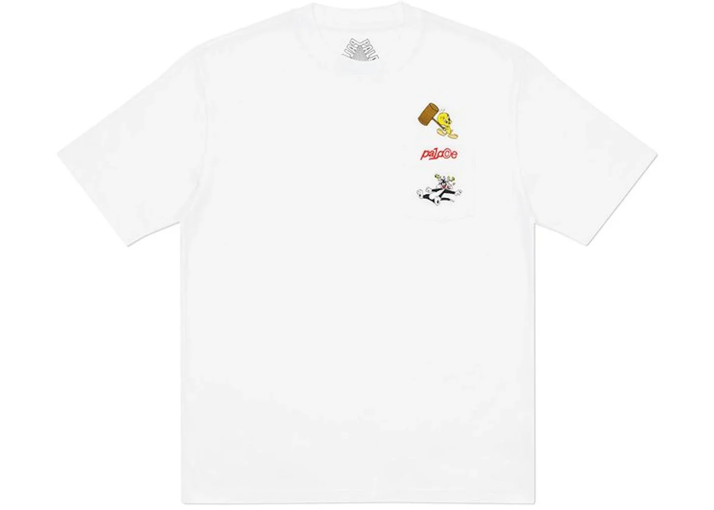 Palace Tweety-P Pocket T-Shirt White - 1