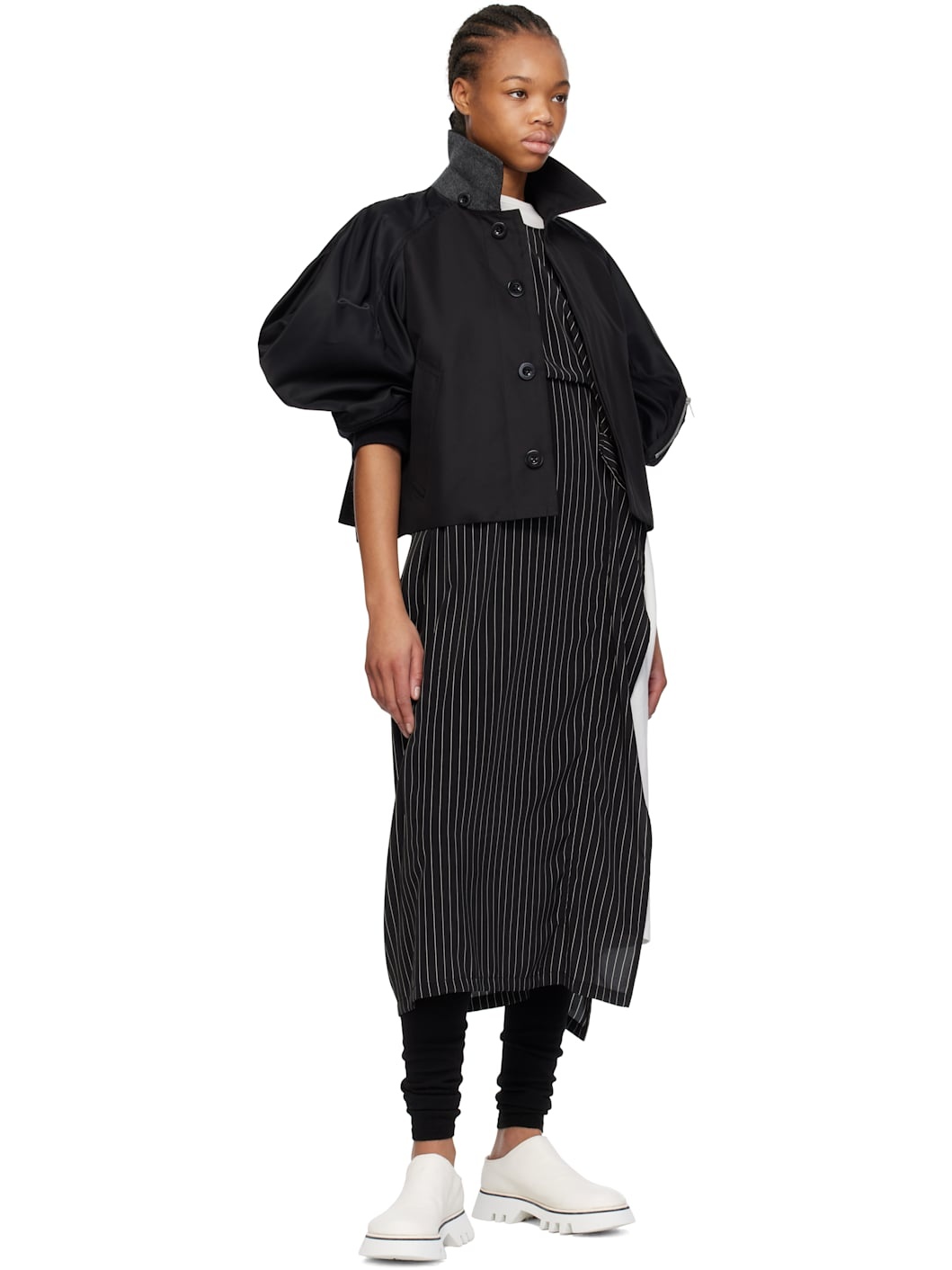 sacai 国内買付 Cotton Gabardine x Nylon Twill Jacket sacai Cotton Gabardine x Nylon Twill Jacket – mou by ACROPOLIS