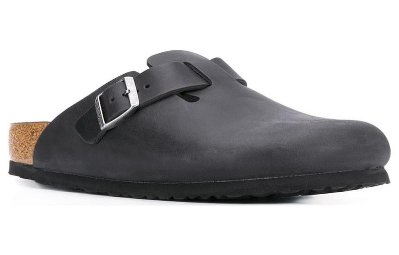 BIRKENSTOCK Birkenstock Boston Narrow 'Oiled Leather Black' 0059463 outlook