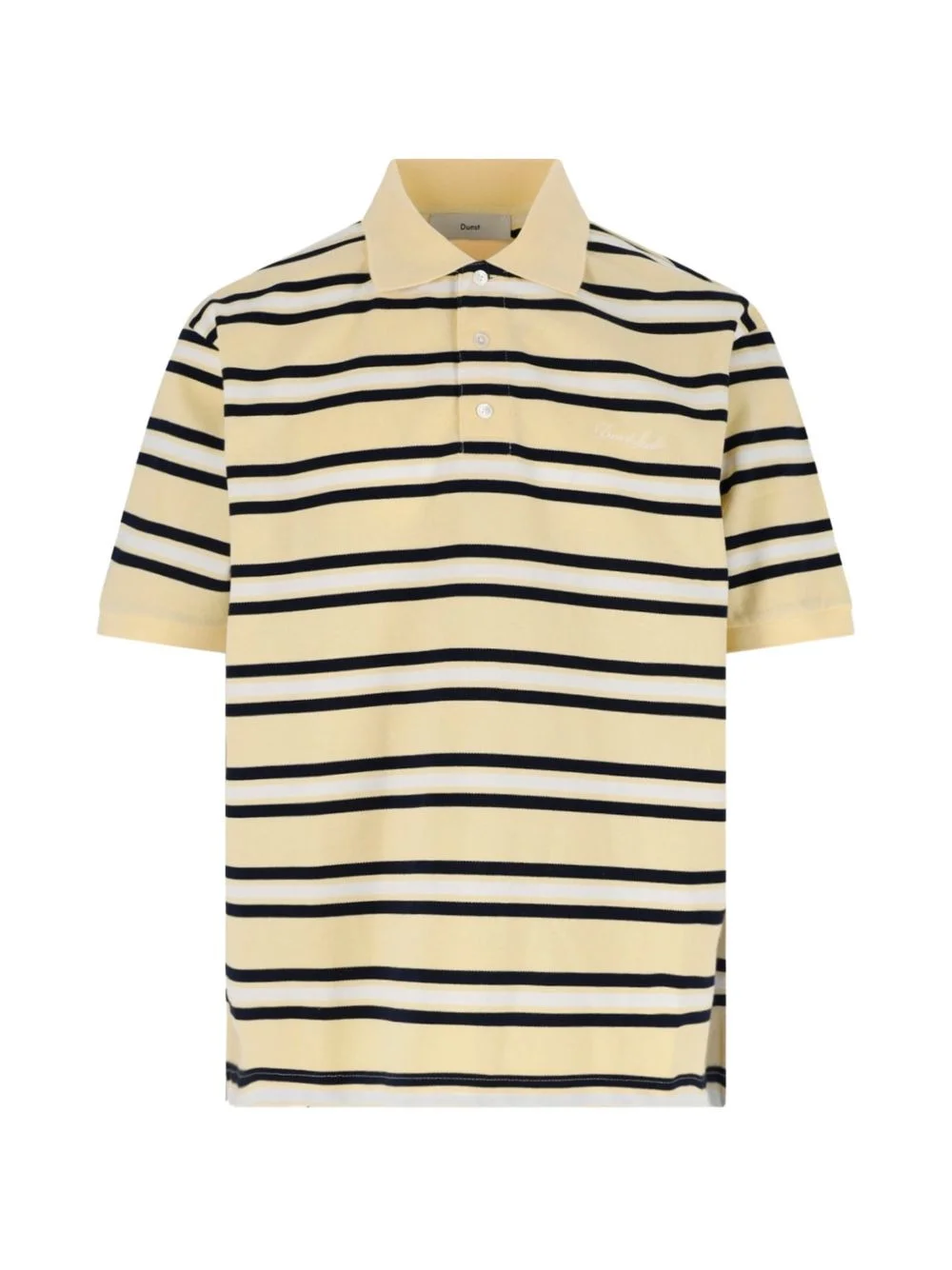 striped polo shirt - 1
