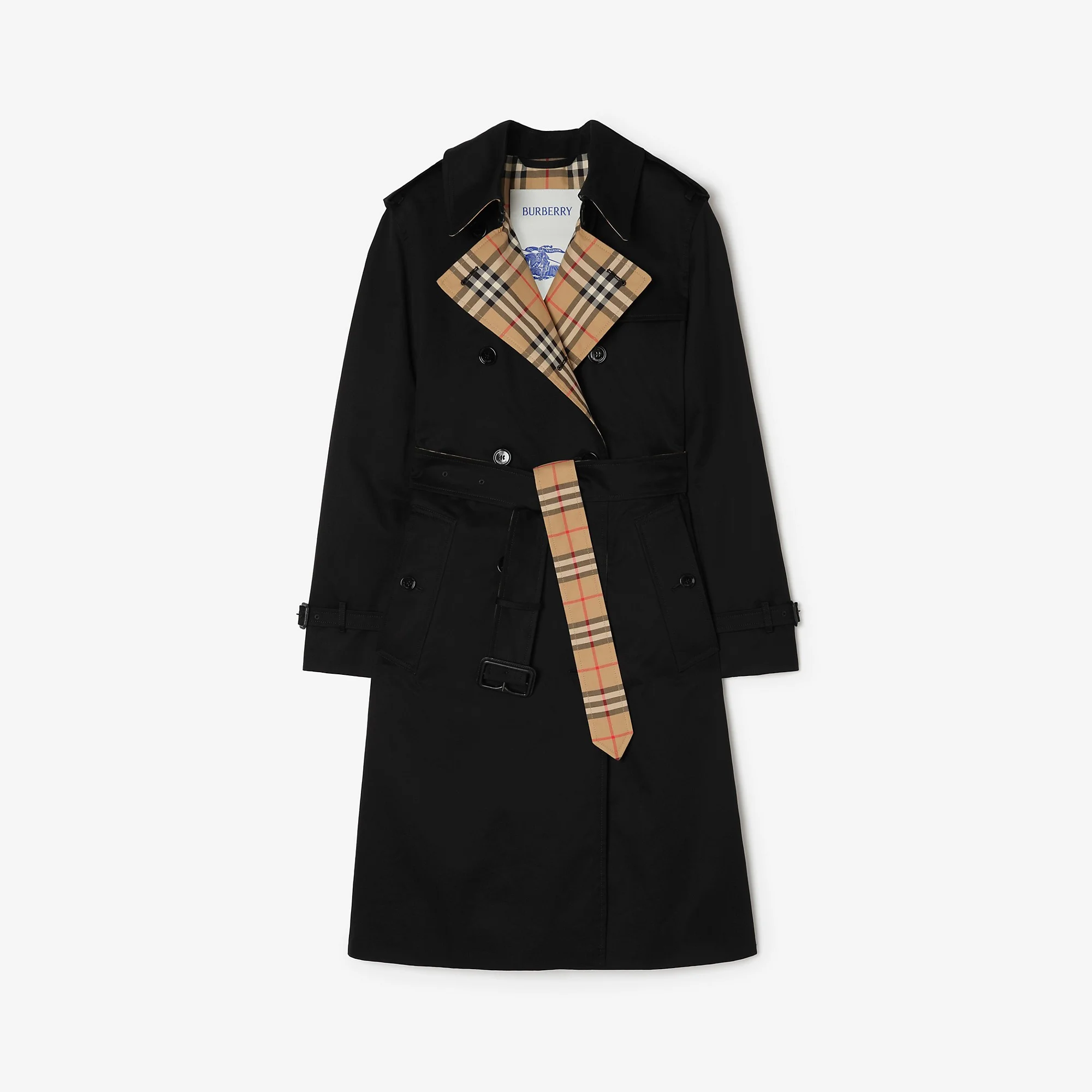 Long Gabardine Lakefield Trench Coat - 1