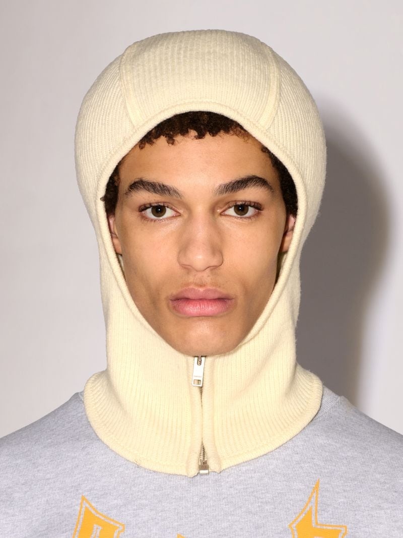 RIB KNIT BALACLAVA - 2
