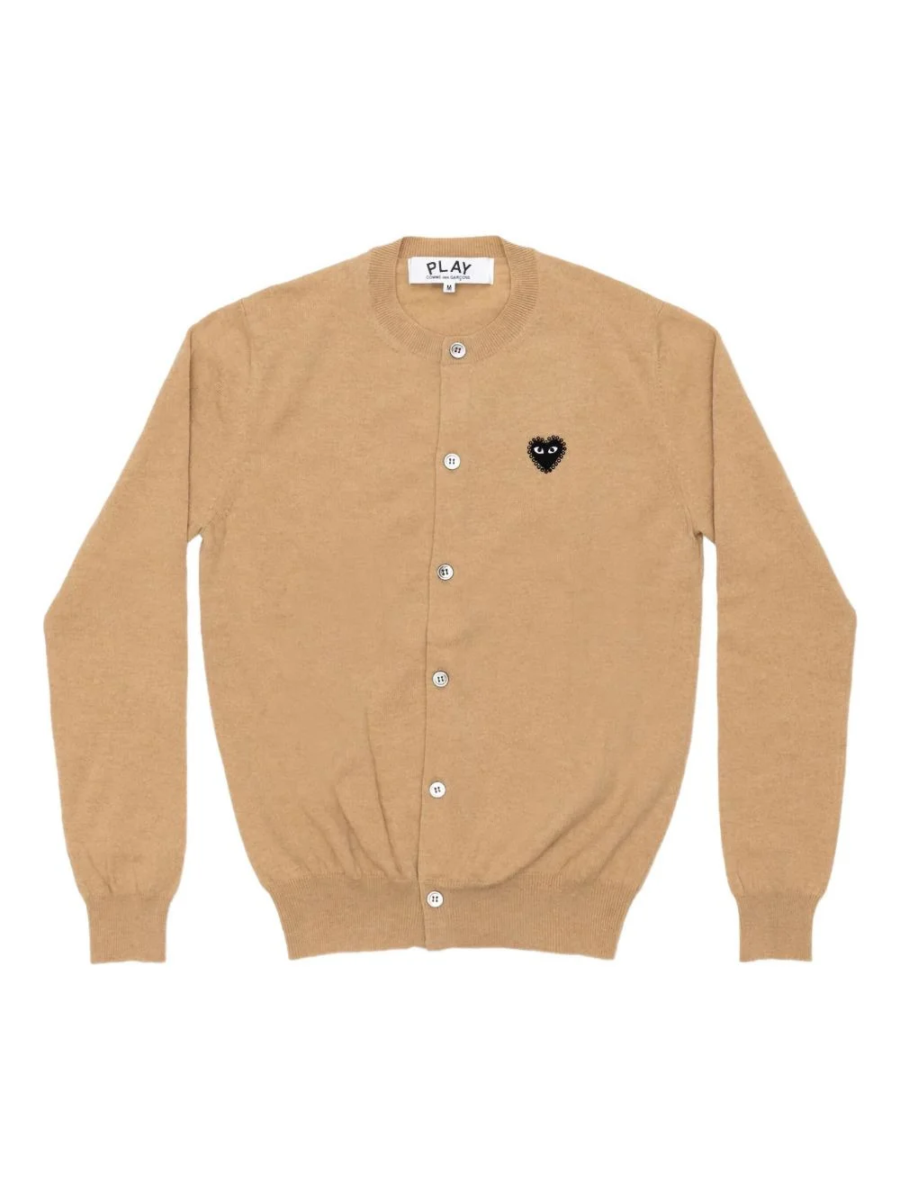 heart-embellished cardigan - 1